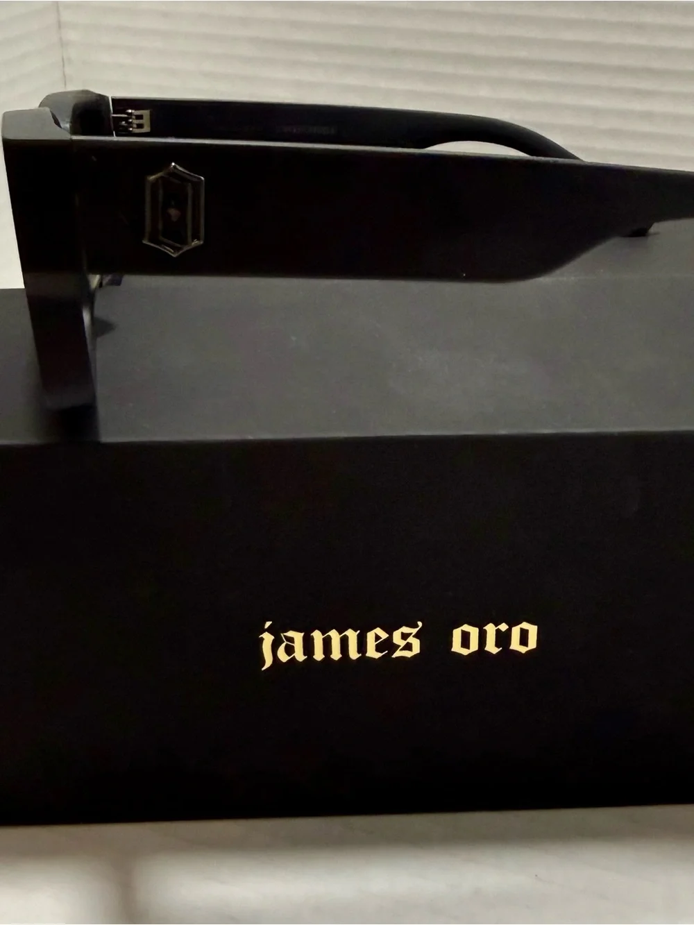 James Oro “ Icon” Matte Black Sunglasses